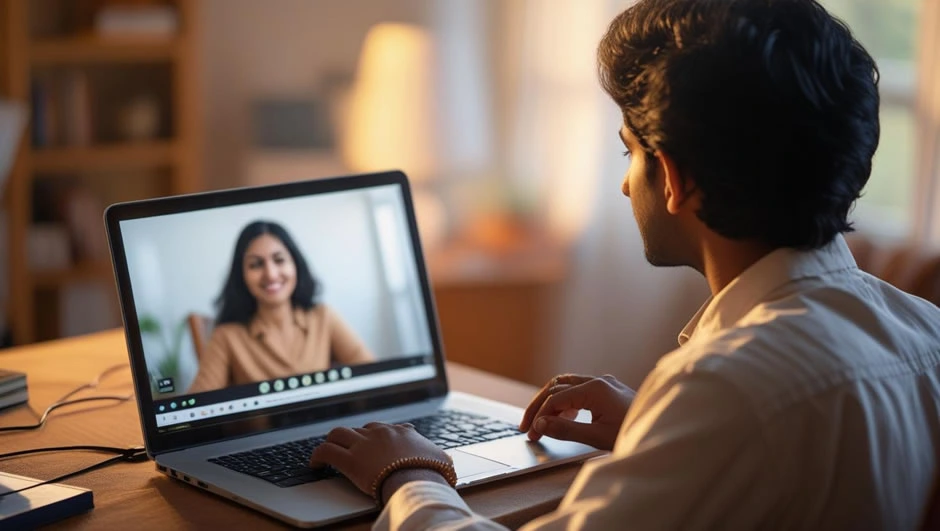 Therapist and client in session